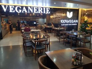 Plenty of tables at Veganerie - Silom in Bangkok