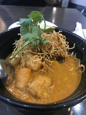 Spicy noodles at Veganerie - Silom in Bangkok