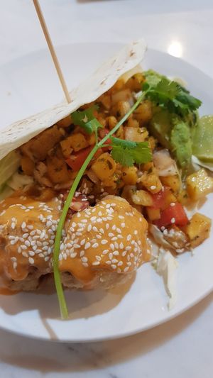 Christmas Taco at Veganerie - Silom in Bangkok