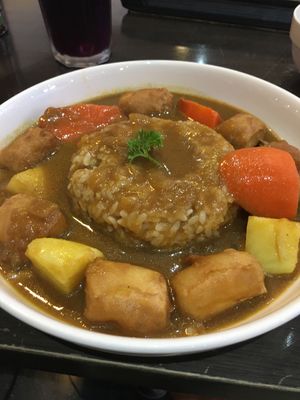 Katsu Curry at Veganerie - Silom in Bangkok