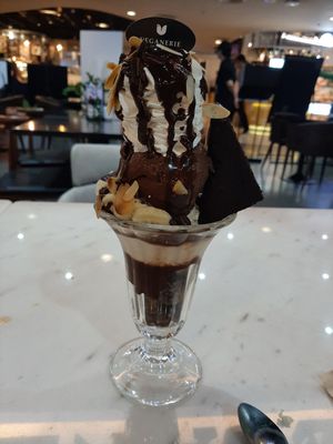Choc sundae at Veganerie - Silom in Bangkok