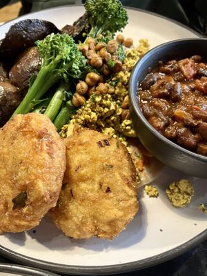 Big vegan brekkie with add-ons  at Fidel's in Wellington