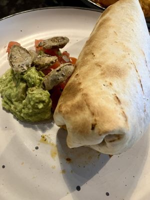 Vegan burrito  at Fidel's in Wellington