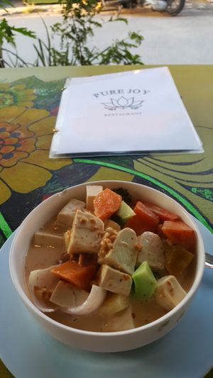 massaman curry at Pure Joy in Koh Phangan