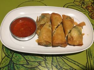 Spring Rolls at Pure Joy in Koh Phangan