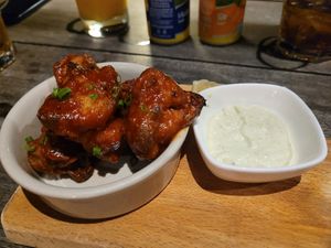 Vegane Cauliflower Wings at Barracuda Restaurant at Darawan - Maybe closed in Koh Tao