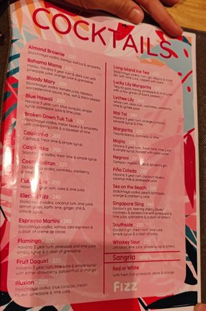  at FIZZ Beachlounge in Koh Tao