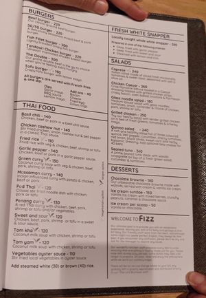  at FIZZ Beachlounge in Koh Tao