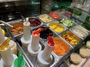 salad buffet at Dean & David - Willy-Brandt-Platz in Mannheim