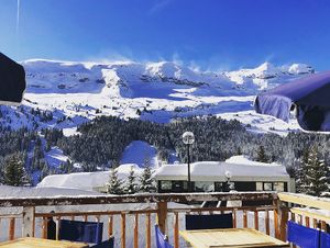 terrasse at Le Sucré Salé in Araches La Frasse