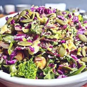 "Muscles From Brussels" Salad. Gluten-Free. at Daily Fuel in Portland