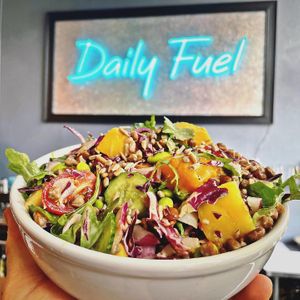 Mango & Lentil Salad. Gluten-Free. at Daily Fuel in Portland
