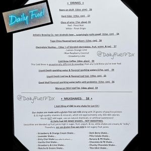 Summer Menu #Portland #PNW #PortlandOregon #WholeFoodVegan at Daily Fuel in Portland