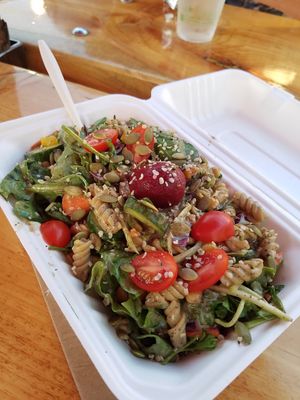 Noodies and veggies at Daily Fuel in Portland