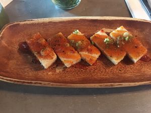 Vegan Power (crispy tofu)  at Sukhothai in Miami