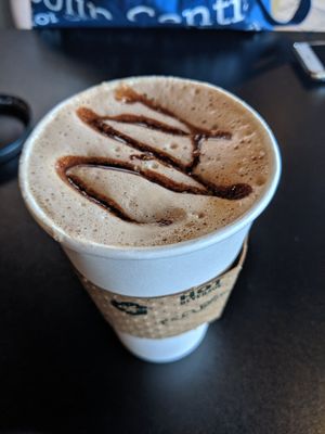 Soy mocha at Hype Cafe in Washington