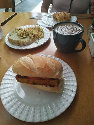 Tofu options at V.Bistrô in Sao Paulo