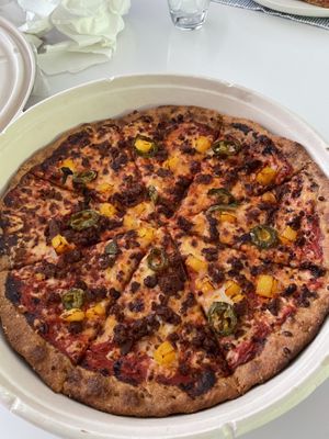 Georgia Peach  at Plant Based Pizzeria in Atlanta