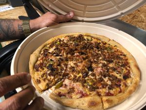 Another winner.. open late nights too at Plant Based Pizzeria in Atlanta