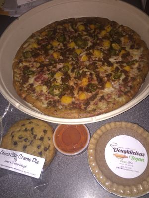 Georgia Peach at Plant Based Pizzeria in Atlanta