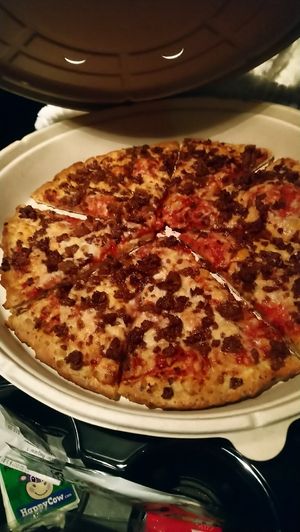 The meat lovers at Plant Based Pizzeria in Atlanta