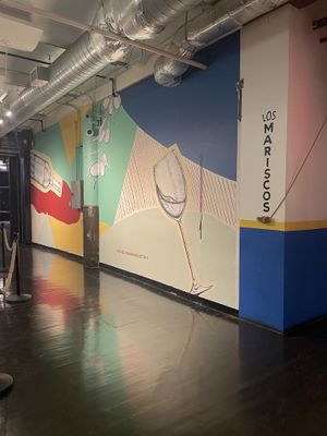 Wall next door at Chelsea Market at mŏkbar in New York City