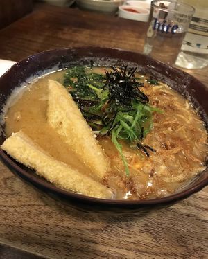 Vegan ramen at mŏkbar in New York City