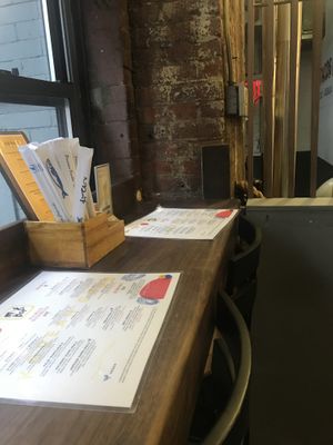 Private seating at mŏkbar in New York City