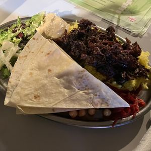 Plato kebab  at Perejil in Barcelona