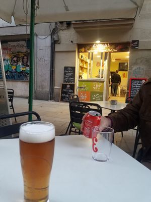 Seating at Perejil in Barcelona