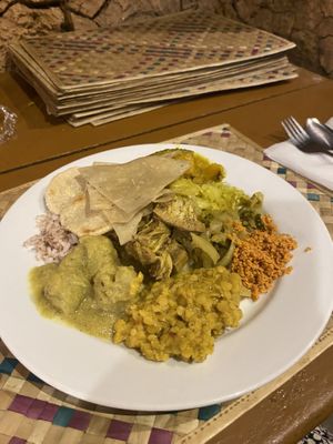 A fantastic selection   at Dhana's Curry Pot in Mirissa