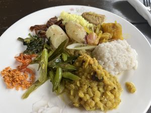 Buffet  at Dhana's Curry Pot in Mirissa