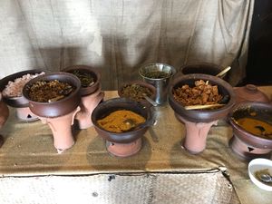 All you can eat buffet  at Dhana's Curry Pot in Mirissa