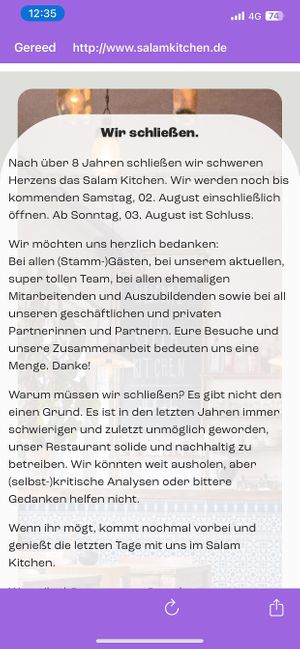   at Salam Kitchen in Muenster