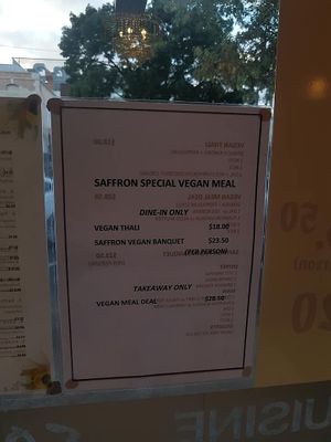 Saffron at Saffron Indian Cuisine in Geelong