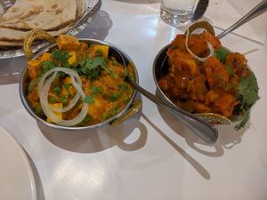 Tofu mutter and pumpkin masala at Saffron Indian Cuisine in Geelong