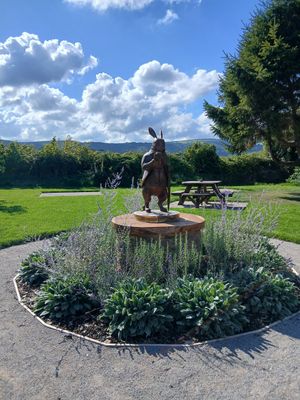 Outdoor seating at Kitnors in Minehead