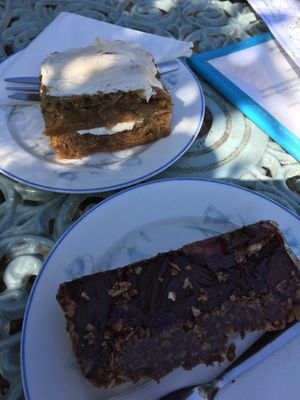 Delicious vegan cakes! Cooked & Raw!  at Kitnors in Minehead