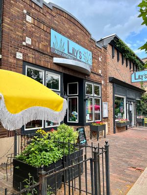   Lily’s Dayton: Sign out front  at Lily's Dayton in Dayton