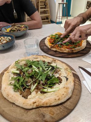 Pizzas - End August 2020 at Wild Food Cafe in North London