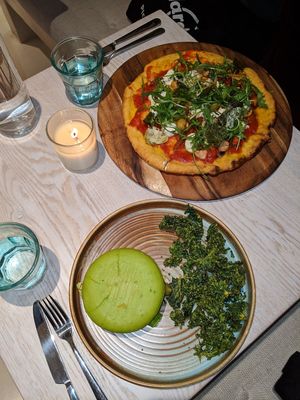 All vegan ans gluten free and organic. at Wild Food Cafe in North London