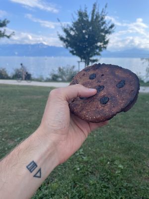 Cranberry cookie (CHF 4.-) at Racines in Lausanne