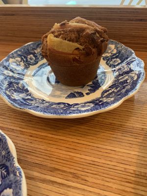 Apple muffin  at Racines in Lausanne