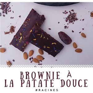 Brownie patate douce  at Racines in Lausanne