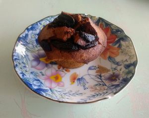 Vegan Chocolate Muffin at Racines in Lausanne