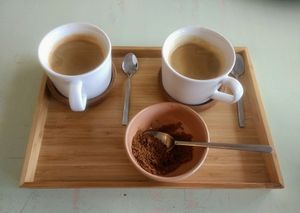 Vegan Coffee at Racines in Lausanne