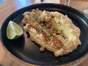 Hummus  at Tuká Tulá in Sao Miguel