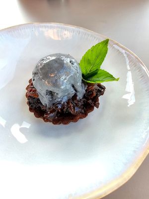 vegan cake dessert at Tuká Tulá in Sao Miguel