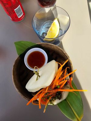 mushroom bao at Tuká Tulá in Sao Miguel