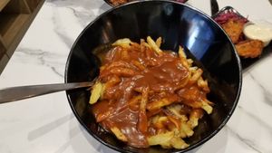 Poutine at Copper Branch in Nice